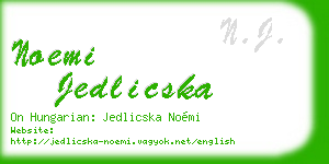 noemi jedlicska business card